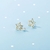 Picture of Popular Artificial Crystal 925 Sterling Silver Stud Earrings