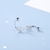 Picture of New Season White Cubic Zirconia Stud Earrings with SGS/ISO Certification