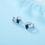 Picture of Hypoallergenic Blue 925 Sterling Silver Clip On Earrings with Easy Return