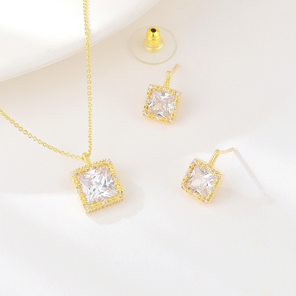 Picture of Zinc Alloy Small 2 Piece Jewelry Set with Full Guarantee