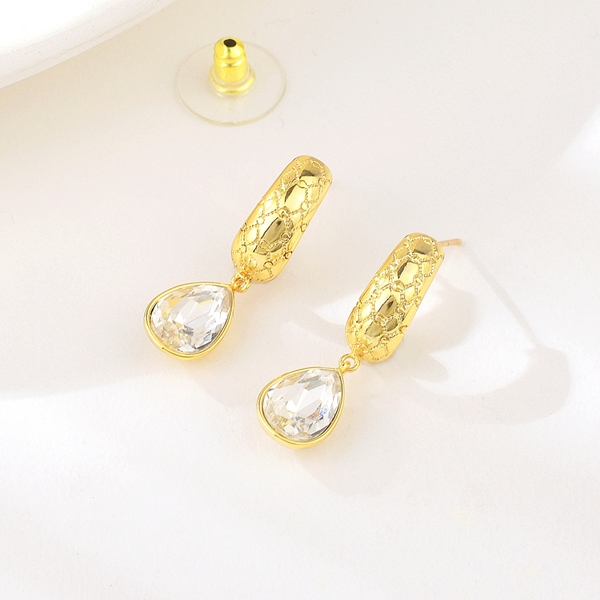 Picture of Nice Medium Gold Plated Dangle Earrings