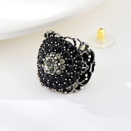 Picture of Classic Artificial Crystal Adjustable Ring Online Only