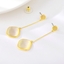 Show details for Staple Big Opal Dangle Earrings