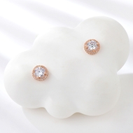 Show details for Recommended White Cubic Zirconia Stud Earrings from Top Designer Show details for Recommended White Cubic Zirconia Stud Earrings from Top Designer