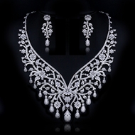 Show details for Fashionable Big Copper or Brass 2 Piece Jewelry Set Show details for Fashionable Big Copper or Brass 2 Piece Jewelry Set