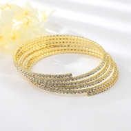 Show details for Delicate Gold Plated Fashion Bangle with Unbeatable Quality Show details for Delicate Gold Plated Fashion Bangle with Unbeatable Quality