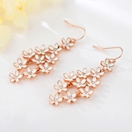 Show details for Trendy Rose Gold Plated Enamel Dangle Earrings with No-Risk Refund Show details for Trendy Rose Gold Plated Enamel Dangle Earrings with No-Risk Refund