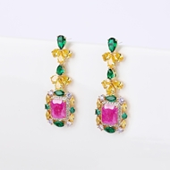 Picture of Pretty Cubic Zirconia Luxury Dangle Earrings