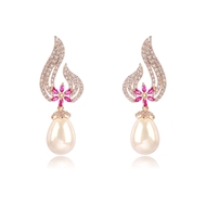 Picture of Buy Gold Plated Big Dangle Earrings with Low Cost