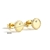 Picture of Funky Small Gold Plated Stud Earrings