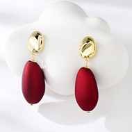 Picture of Shop Gold Plated Red Dangle Earrings with Wow Elements