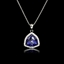 Show details for Distinctive Platinum Plated Small Pendant Necklace As a Gift