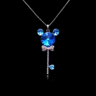 Show details for Small Blue Pendant Necklace with Fast Delivery Show details for Small Blue Pendant Necklace with Fast Delivery