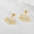 Picture of Designer Gold Plated Small Stud Earrings with No-Risk Return