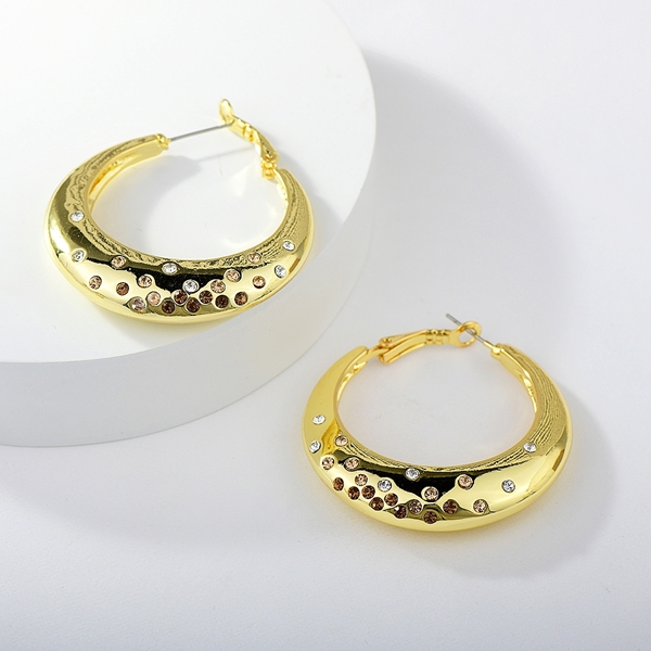 Picture of Zinc Alloy Gold Plated Small Hoop Earrings from Certified Factory