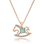 Show details for Classic Blue Pendant Necklace of Original Design