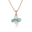 Show details for Classic Rose Gold Plated Pendant Necklace with Fast Shipping