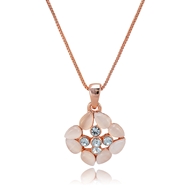 Picture of Beautiful Opal Zinc Alloy Pendant Necklace