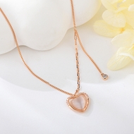 Show details for Low Cost Rose Gold Plated Small Pendant Necklace with Full Guarantee Show details for Low Cost Rose Gold Plated Small Pendant Necklace with Full Guarantee