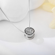 Picture of Delicate Cubic Zirconia Pendant Necklace with 3~7 Day Delivery