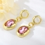 Show details for Designer Gold Plated Big Dangle Earrings with No-Risk Return