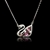 Picture of Funky Small Platinum Plated Pendant Necklace