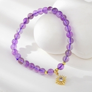 Picture of New Nature Amethyst Purple Fashion Bracelet