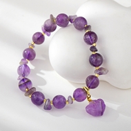 Picture of Great Nature Amethyst Small Fashion Bracelet