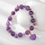 Picture of Great Nature Amethyst Small Fashion Bracelet