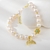 Picture of Sparkling Small Gold Plated Fashion Bracelet