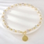 Show details for Fast Selling White Small Short Chain Necklace from Editor Picks