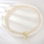 Show details for Amazing fresh water pearl Gold Plated Short Chain Necklace