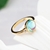 Picture of Shop Gold Plated Small Fashion Ring with Wow Elements