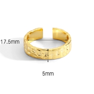 Picture of Ladies Copper or Brass Gold Plated Adjustable Ring