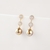 Picture of Stylish Big White Dangle Earrings