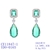 Picture of Need-Now Green Cubic Zirconia Dangle Earrings from Editor Picks