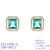 Picture of Affordable Gold Plated Green Big Stud Earrings for Ladies