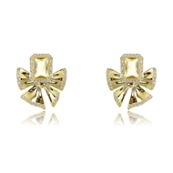 Picture of Big Gold Plated Big Stud Earrings with Fast Delivery