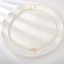 Show details for Cheap Gold Plated White Short Statement Necklace From Reliable Factory