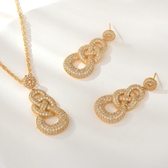 Show details for Luxury Copper or Brass 2 Piece Jewelry Set with Speedy Delivery Show details for Luxury Copper or Brass 2 Piece Jewelry Set with Speedy Delivery