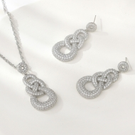 Show details for Affordable Platinum Plated Medium 2 Piece Jewelry Set from Trust-worthy Supplier Show details for Affordable Platinum Plated Medium 2 Piece Jewelry Set from Trust-worthy Supplier