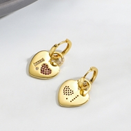 Picture of Fashionable Small Copper or Brass Earrings