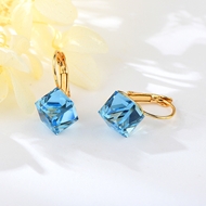 Show details for Medium Swarovski Element Hoop Earrings of Original Design Show details for Medium Swarovski Element Hoop Earrings of Original Design