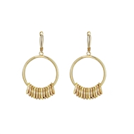 Show details for Brand New Gold Plated Zinc Alloy Earrings with Wow Elements Show details for Brand New Gold Plated Zinc Alloy Earrings with Wow Elements