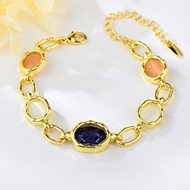 Picture of Zinc Alloy Small Bracelet with Wow Elements