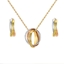 Show details for Nickel Free Multi-tone Plated Dubai 2 Piece Jewelry Set with No-Risk Refund