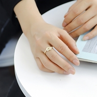 Picture of Charming White Gold Plated Adjustable Ring As a Gift