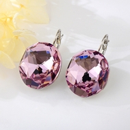 Show details for Top Swarovski Element Zinc Alloy Hoop Earrings Show details for Top Swarovski Element Zinc Alloy Hoop Earrings