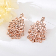 Show details for Copper or Brass Rose Gold Plated Drop & Dangle Earrings from Certified Factory Show details for Copper or Brass Rose Gold Plated Drop & Dangle Earrings from Certified Factory