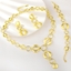 Show details for Dubai Gold Plated 3 Piece Jewelry Set with Fast Shipping